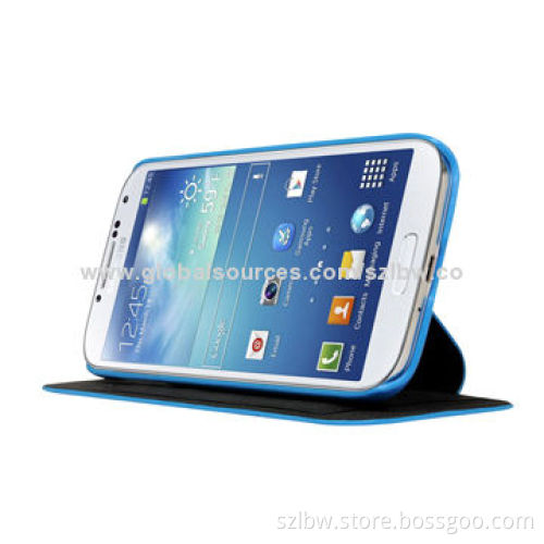 Functionality Folio Smart Leather Case for Galaxy S4, Trendy Construction
